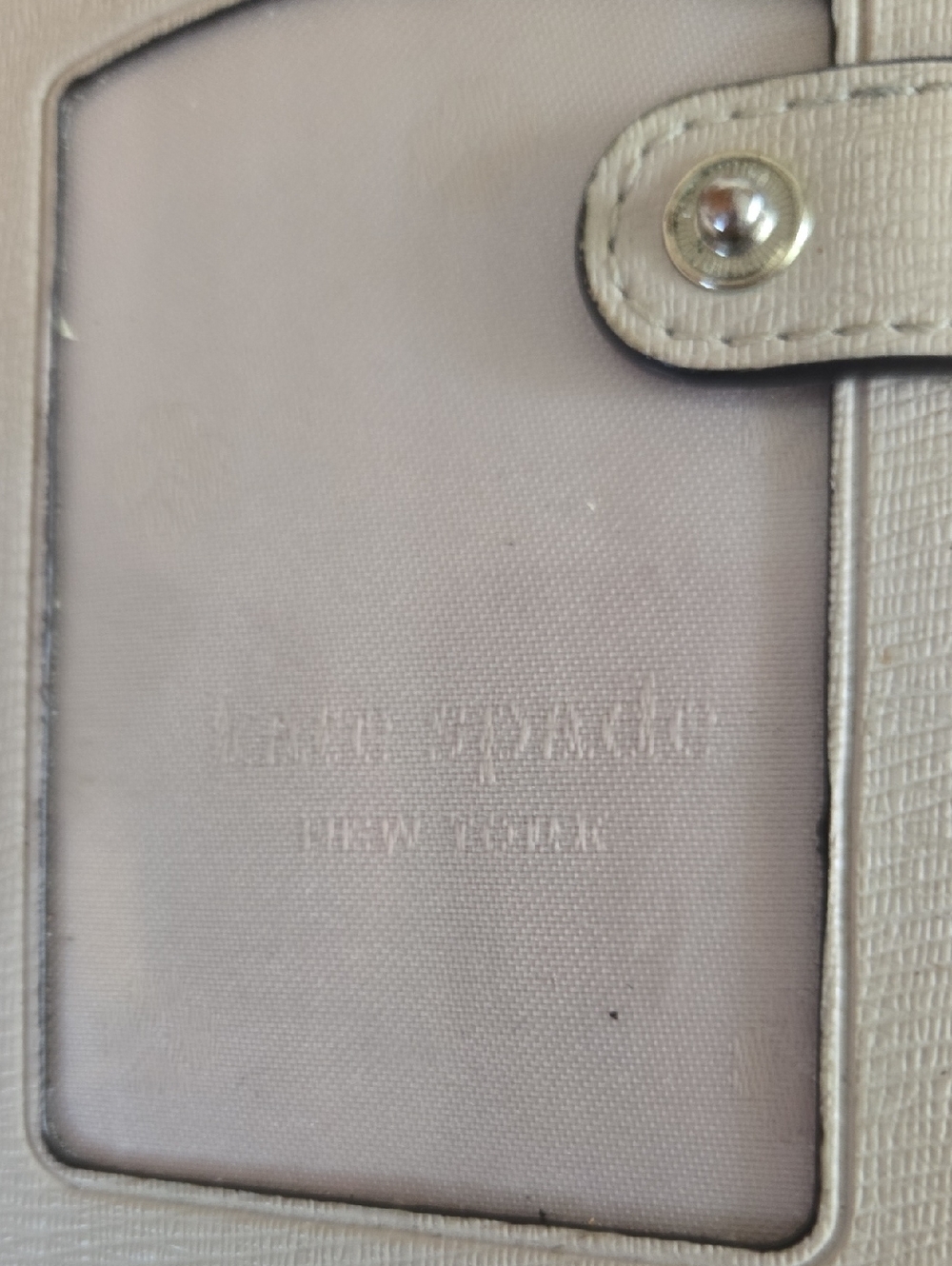 Kate Spade Mint Green Leather Compact Wallet with Silver Accents - Picture 7 of 8